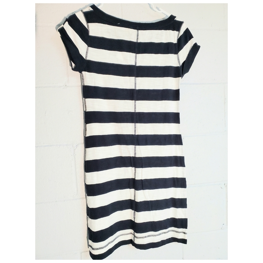 Banana republic navy and white dress size XS